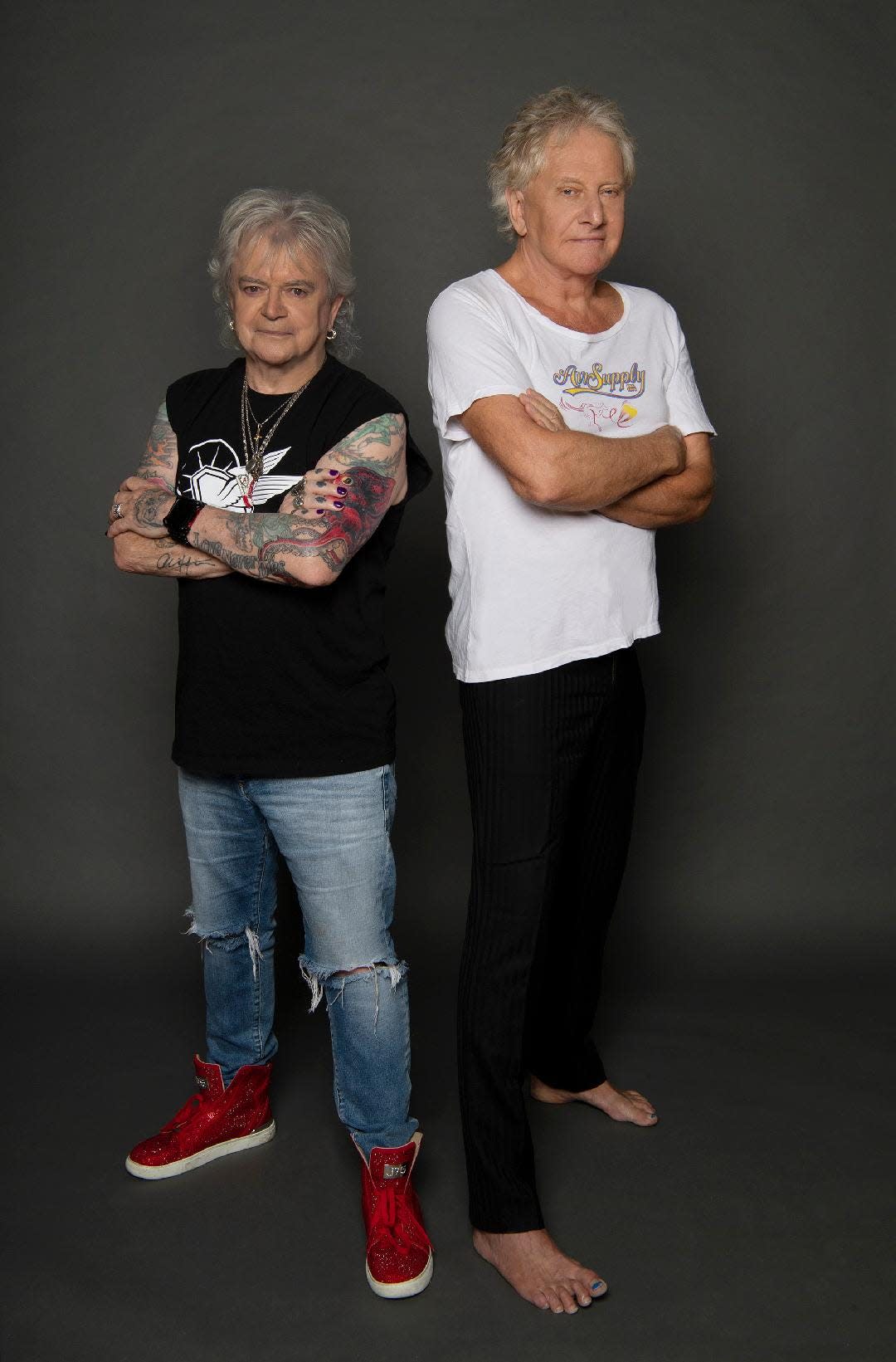 Air Supply -- Russell Hitchcock, left, and Graham Russell -- will be performing at Memorial Hall in Plymouth on Nov. 9.