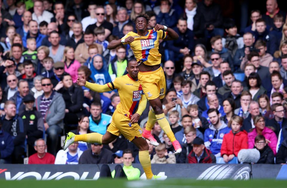 Wilfried Zaha starred as Palace stunned Chelsea