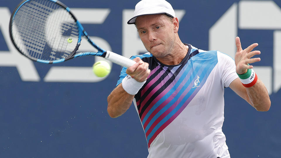 James Duckworth suffered a brutal five-set loss in the first round of the US Open. (Photo by Sarah Stier/Getty Images)