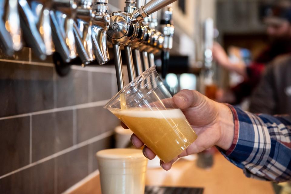 Warwick Farm Brewing's new tasting room offers a rotation of its craft beers from its 24 taps.