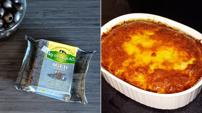 Kerrygold cheese block, casserole