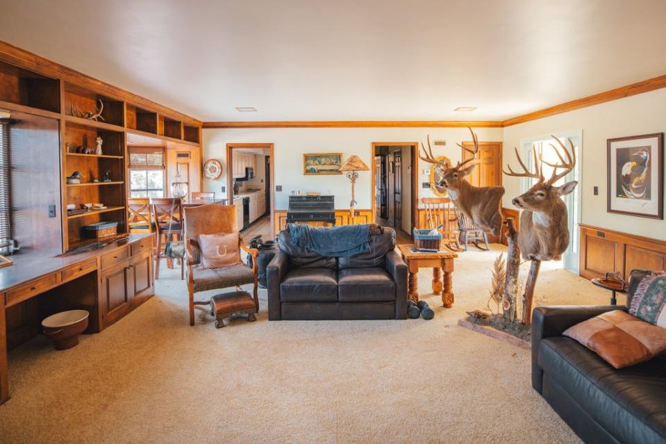 The main lodge has four bedrooms and three bathrooms. SVN | Saunders Ralston Dantzler Real Estate