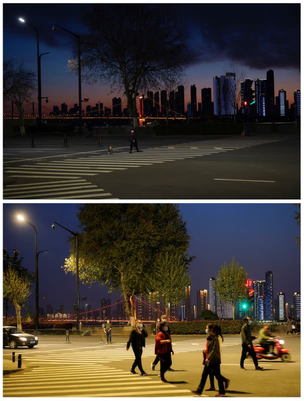 The Wider Image: Before and After: life is slowly reemerging in Wuhan