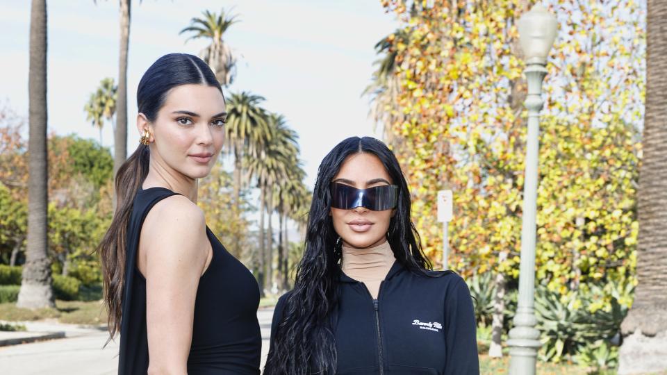 balenciaga outside arrivals los angeles fall 24 show