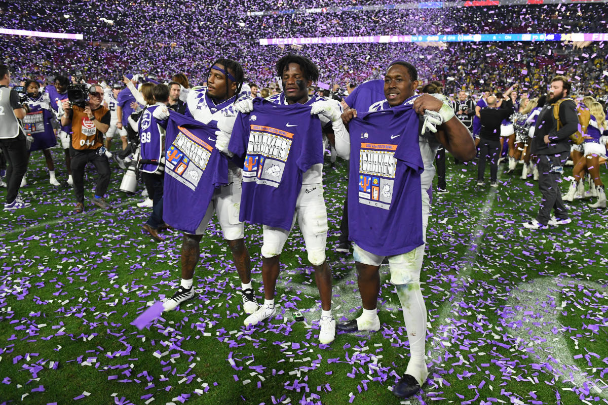 #TCU scores wild 51-45 victory over Michigan to advance to national title game