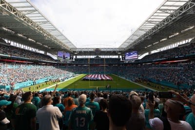 Miami Dolphins Return To Hard Rock Stadium For The Holidays