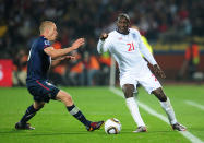 <p>England’s away kit was probably better remembered – especially Frank Lampard’s head-in-hands against Germany. </p>