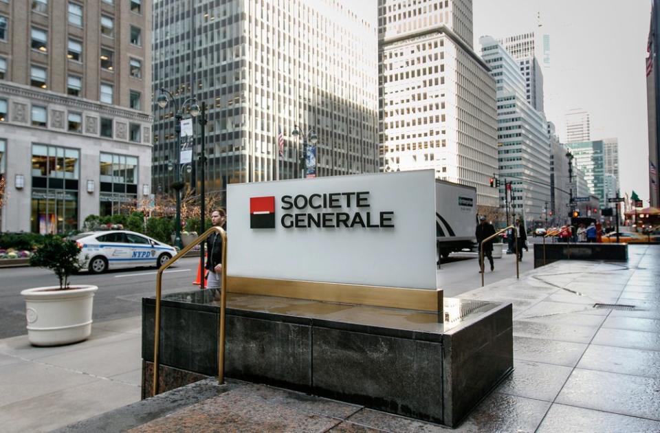 French financial lender Societe Generale has issued $112 million in bonds via a security token on the public ethereum blockchain. | Source: Shutterstock