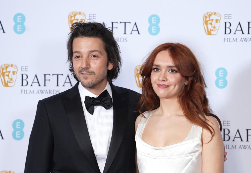 BAFTAs best dressed 2023: Diego Luna and Olivia Cooke (Getty Images)