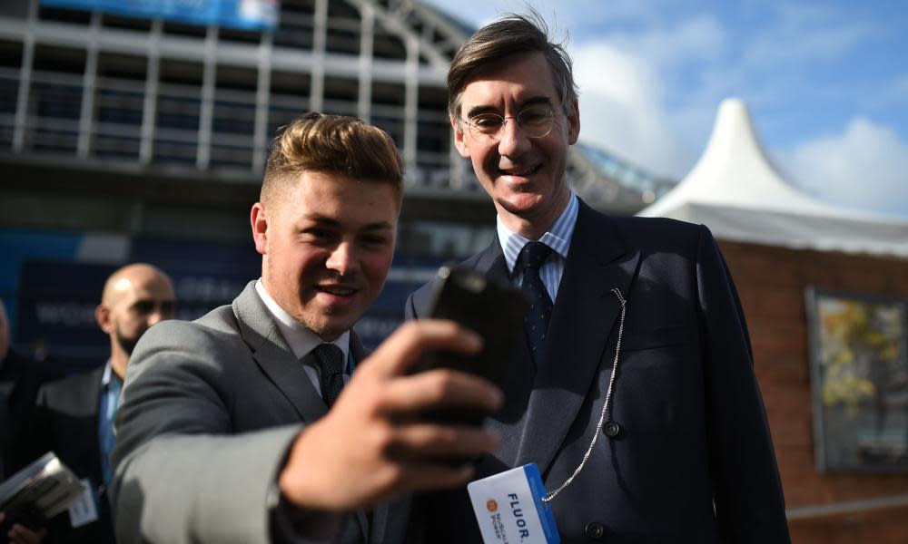 Jacob Rees-Mogg at the Tory party conference 2017.