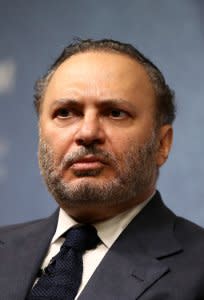 FILE PHOTO: Minister of State for Foreign Affairs for the United Arab Emirates, Anwar Gargash, speaks at an event at Chatham House in London, Britain July 17, 2017. REUTERS/Neil Hall/File Photo