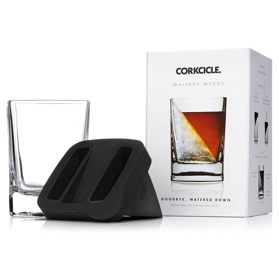 Get it <a href="https://www.amazon.com/Corkcicle-Whiskey-Wedge-Fashioned-Silicone/dp/B00MYSQ9GA" target="_blank">here</a>.