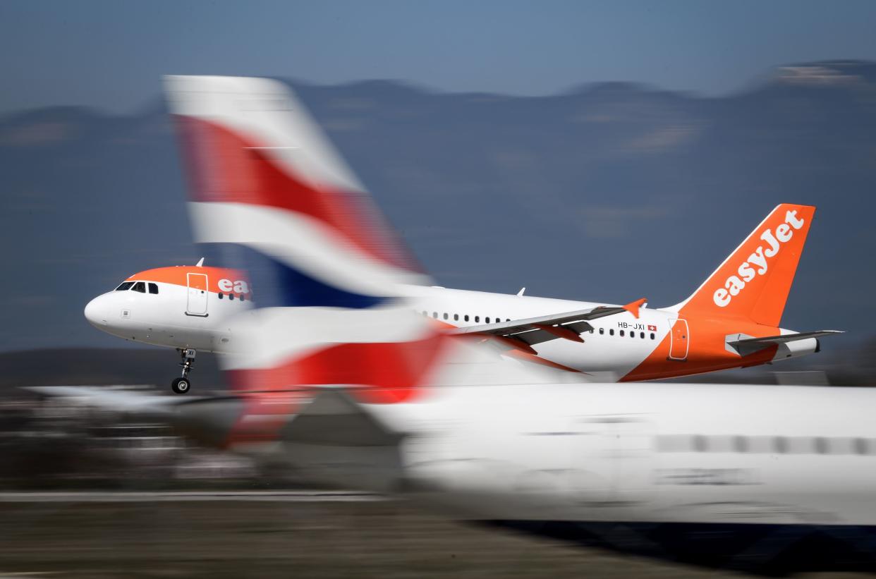 Both easyJet and British AIrways saw their stocks rise on Wednesday morning. Photo: Getty Images