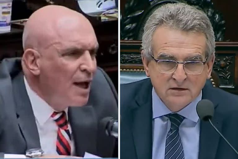 El fuerte cruce entre José Luis Espert y Agustín Rossi en Diputados