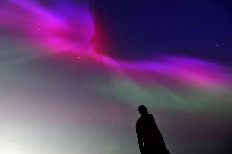 Northern Lights Rare 'red alert' for UK when to look into night sky