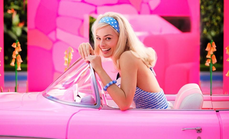 margot robbie in the barbie movie