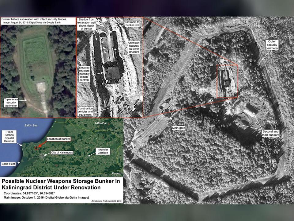 The satellite images show excavation and enforcement at a nuclear site in Russia: Federation of American Scientists