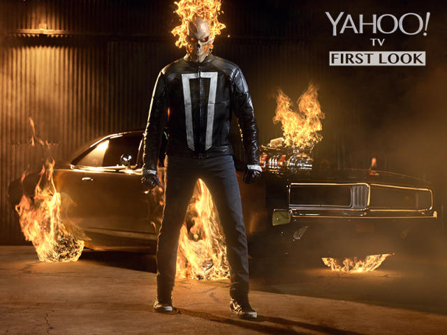 Marvel's Agents of ..' First Look: See Ghost Rider in His Fiery  Glory