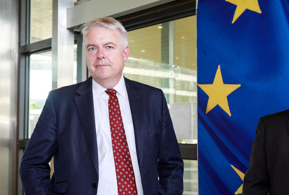 Carwyn Jones in Brussels (Getty)