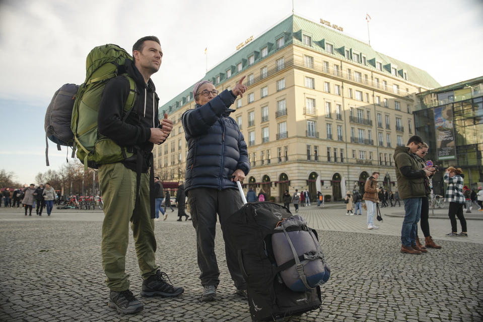 Harry Judd and Emma Judd explore Berlin, in Germany