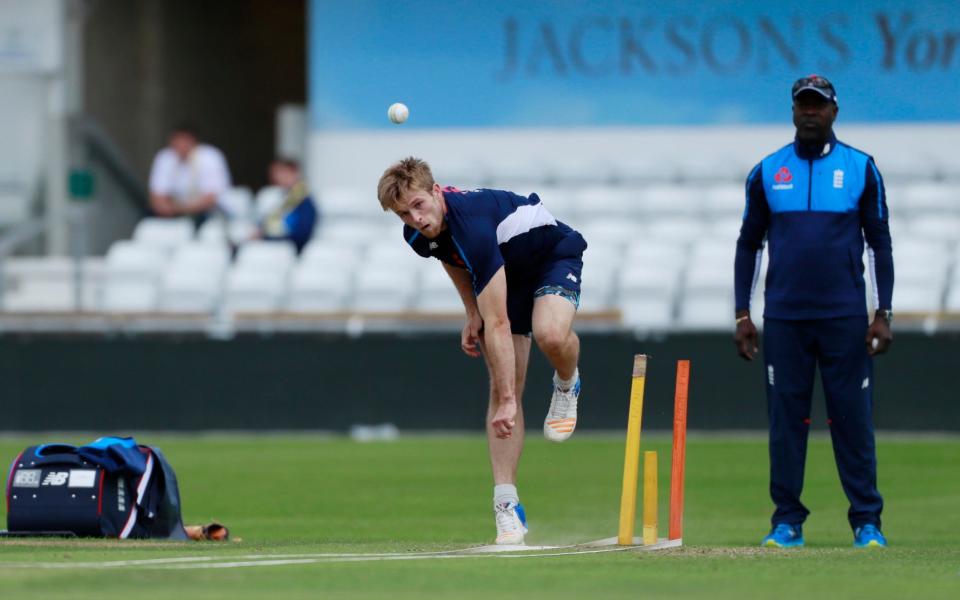 David Willey during nets  - Credit: Reuters