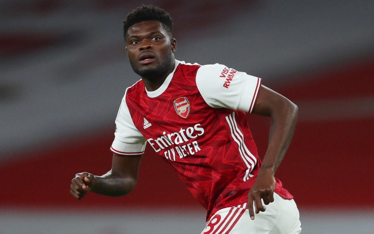 Thomas Partey playing for Arsenal - REUTERS