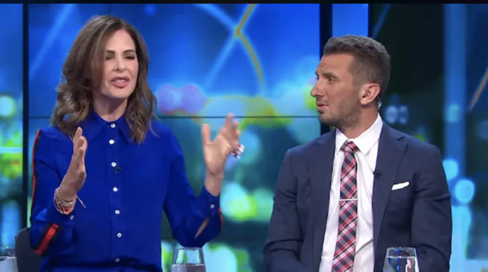 Tommy Little was among the hosts shocked at Trinny's on-air gaffe. Photo: Network 10