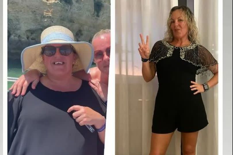 Lorraine Stanley shows off five stone weight loss in before and after photos