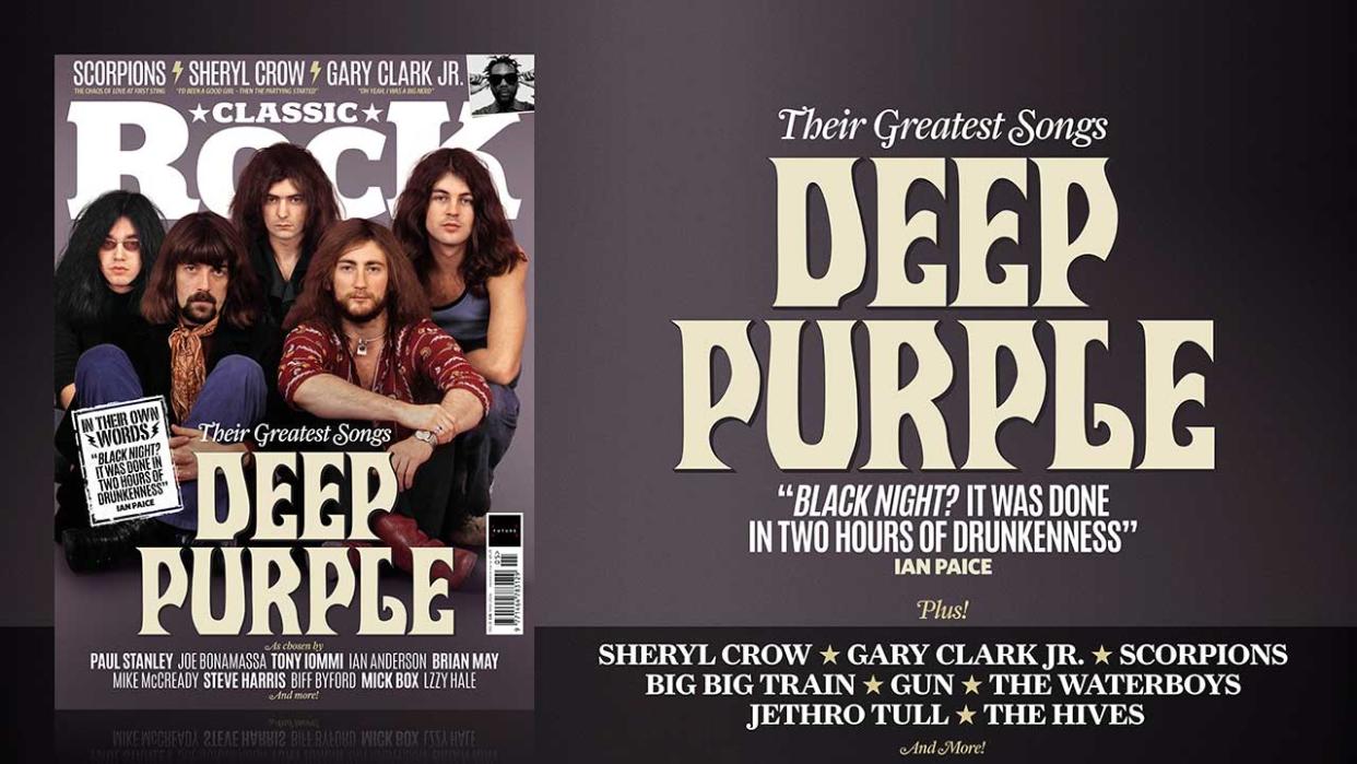  Classic Rock 326 - cover image featuring Deep Purple. 