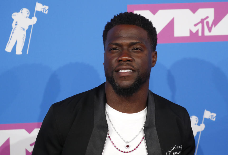 Kevin Hart arrives at the 2018 MTV Video Music Awards at Radio City Music Hall in New York City on August 20, 2018. (Photo: REUTERS/Andrew Kelly)