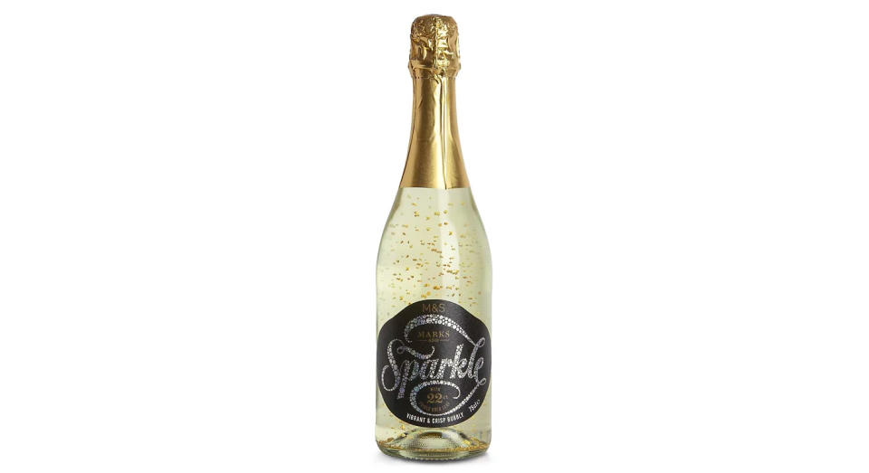 Marks & Spencer bubbly fizz gold glitter