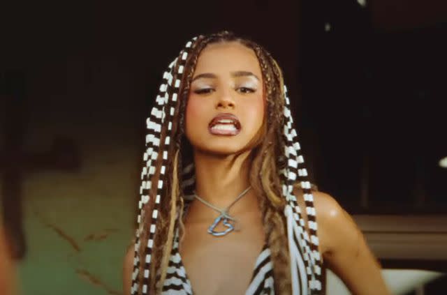 Tyla in "Jump" music video