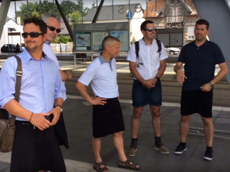 Weather latest: French bus drivers wear skirts to get around ban on shorts during heatwave