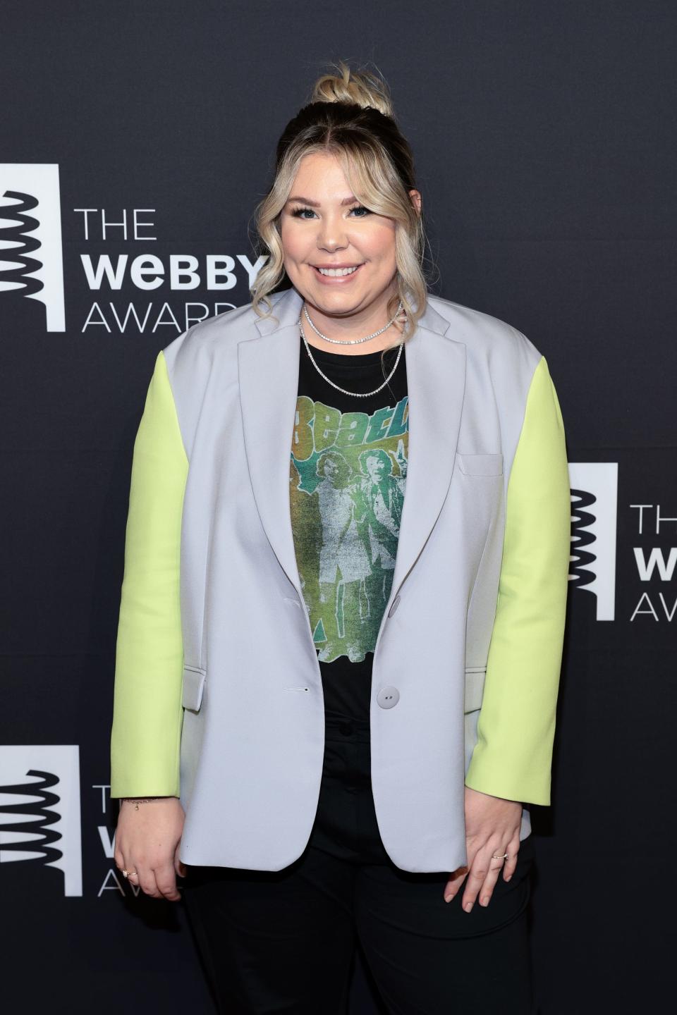 NEW YORK, NEW YORK - MAY 15: Kailyn Lowry attends the 27th Annual Webby Awards on May 15, 2023 in New York City. (Photo by Dimitrios Kambouris/Getty Images for The Webby Awards)