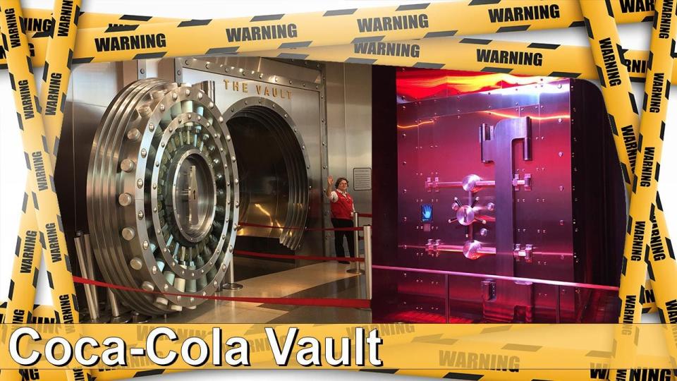 33. Coca-Cola Vault - $1,000 or 1 year in jail. You can see the vault where the recipe for Coke is kept at the World of Coke in Atlanta, but you can't go inside it.