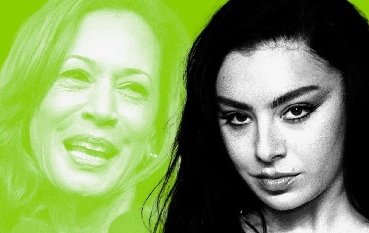 An unlikely pop and politics power couple: Kamala Harris and Charli XCX