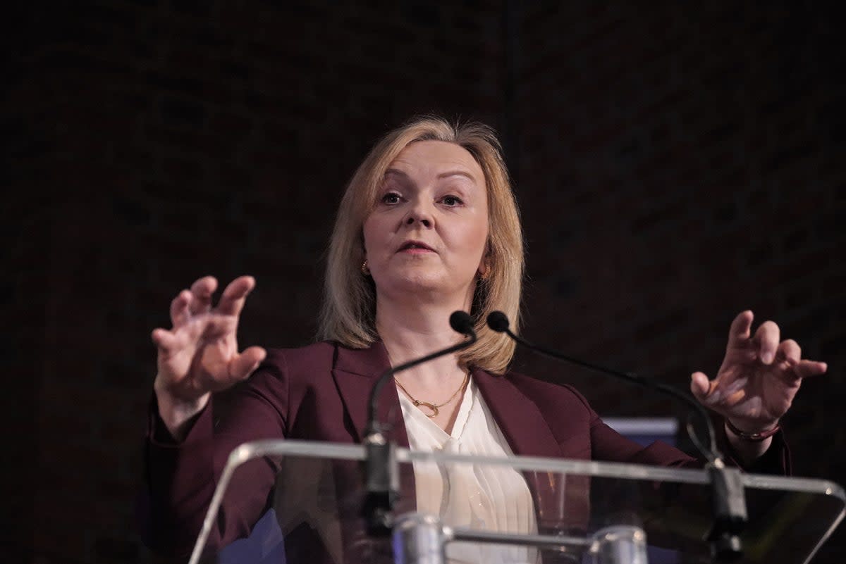 Liz Truss, the former prime minister, is due to speak at C-PAC, the Washington conservative conference, ahead of Donald Trump   (PA)