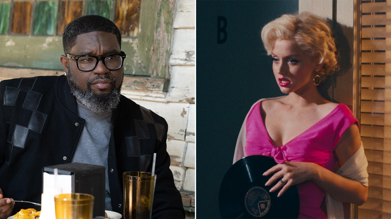 Lil Rel Howery has criticised the Academy for Ana De Armas' Oscar nomination in Blonde. (Prime Video/Netflix)