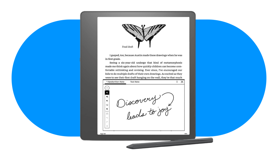 From PDF documents to comic books, whatever you're reading will look great on the Scribe’s large display