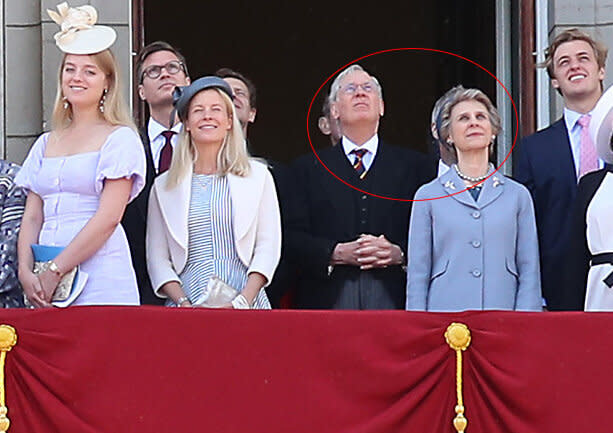 Prince Richard, Duke of Gloucester, and Birgitte, Duchess of Gloucester pictured at Trooping the Colour 2019