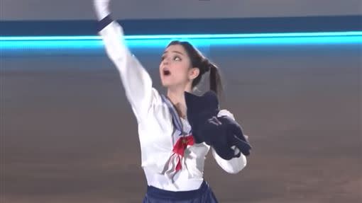 Evgenia Medvedeva。（圖／翻攝自推特）