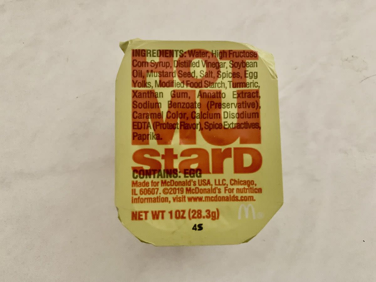 McD Hot Mustard