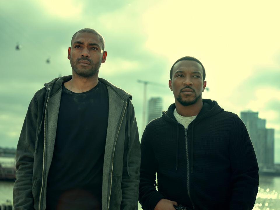 Ashley Walters and Kane 'Kano' Robinson reprise their roles for the new season of Top Boy. (Netflix )