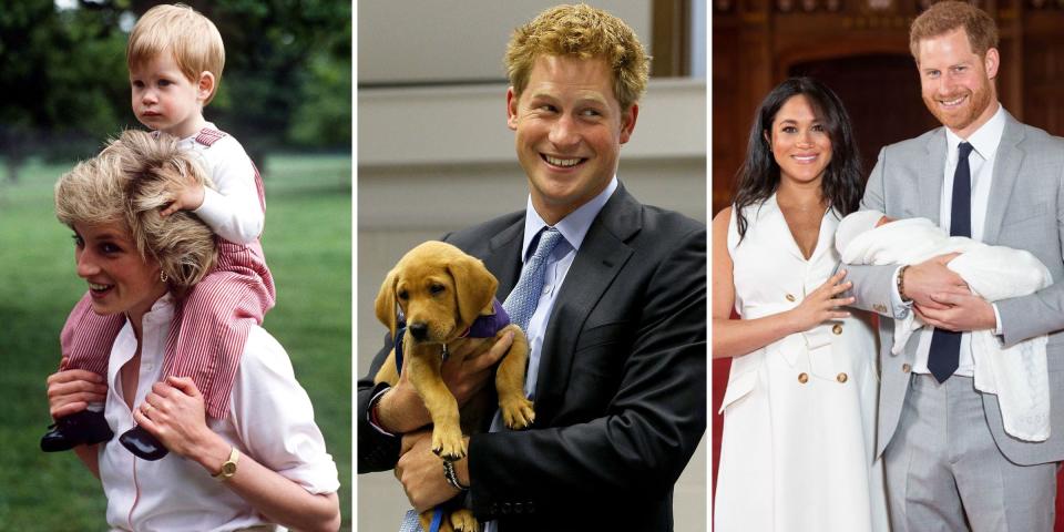 These Photos of Prince Harry Growing Up Give a Glimpse Into Royal Life