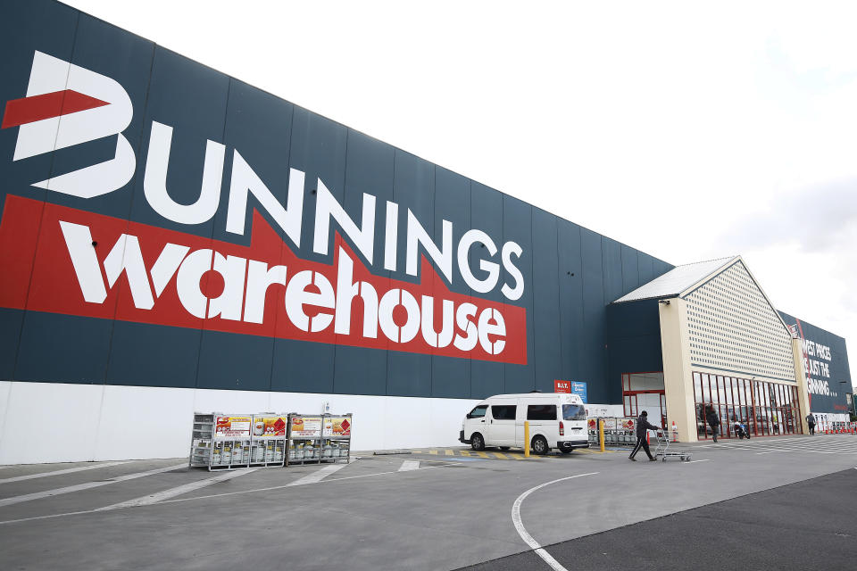 Bunnings Warehouse is seen in Maribyrnong 