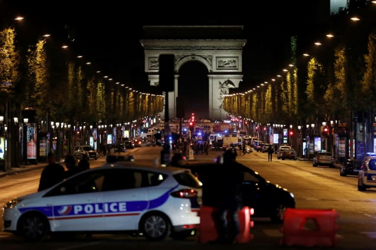 A gunman on April 21, 2017 opened fire on a police van just a few hundred metres from the iconic Arc de Triomphe in central Paris