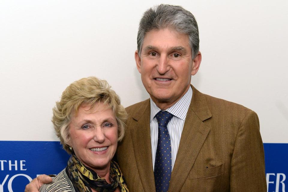 Gayle Conelly Manchin (L) and U.S. Senator Joe Manchin attend the White House Correspondents’ Dinner Weekend Pre-Party hosted by The New Yorker’s David Remnick at the W Hotel Washington DC on May 2, 2014 in Washington, DC (Getty Images for The New Yorker)