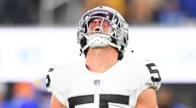 Tanner Muse turned 25 on Monday, and the Raiders awkwardly wished him a happy birthday after they'd released him. (Photo: Icon Sportswire via Getty Images)