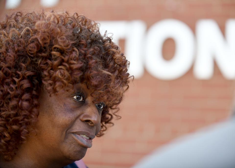 Meldora Gibson, 70, of East Canton, after voting early at Stark County Board of Elections, said she always votes Democrat. "I think they do more for people. Republicans don't even have an agenda."