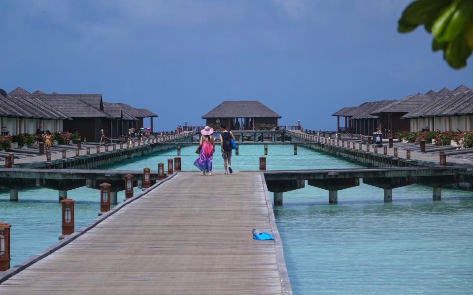 Experts estimate that by 2050, 80 percent of the Maldives will be completely underwater